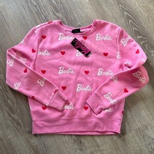 Barbie Signature Sweetheart crewneck Sweatshirt Pink Size L